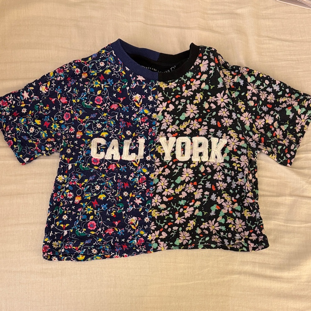 Cynthia Rowley - Cali York Floral Cropped Tee